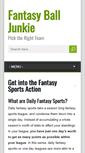 Mobile Screenshot of fantasyballjunkie.com